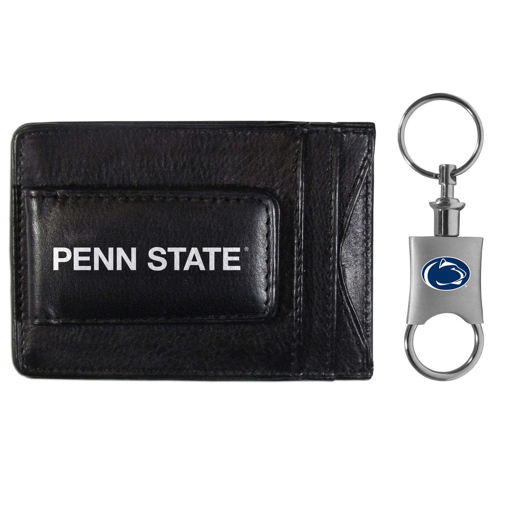 Penn St. Nittany Lions Leather Cash & Cardholder & Valet Key Chain - Penn St. Nittany Lions - Flyclothing LLC