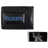 Kentucky Wildcats Leather Cash & Cardholder & Black Money Clip - Kentucky Wildcats - Flyclothing LLC