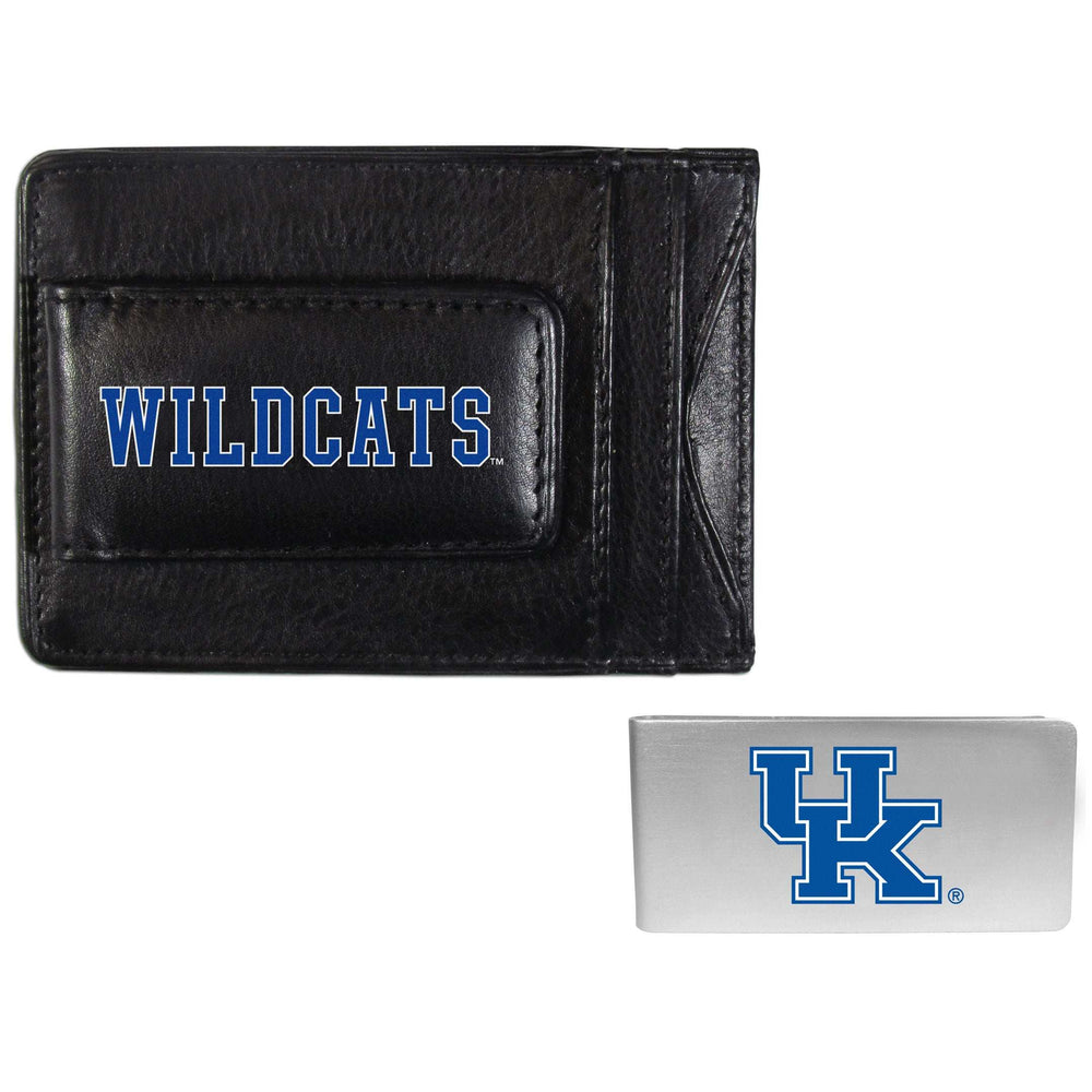 Kentucky Wildcats Leather Cash & Cardholder & Money Clip - Kentucky Wildcats - Flyclothing LLC