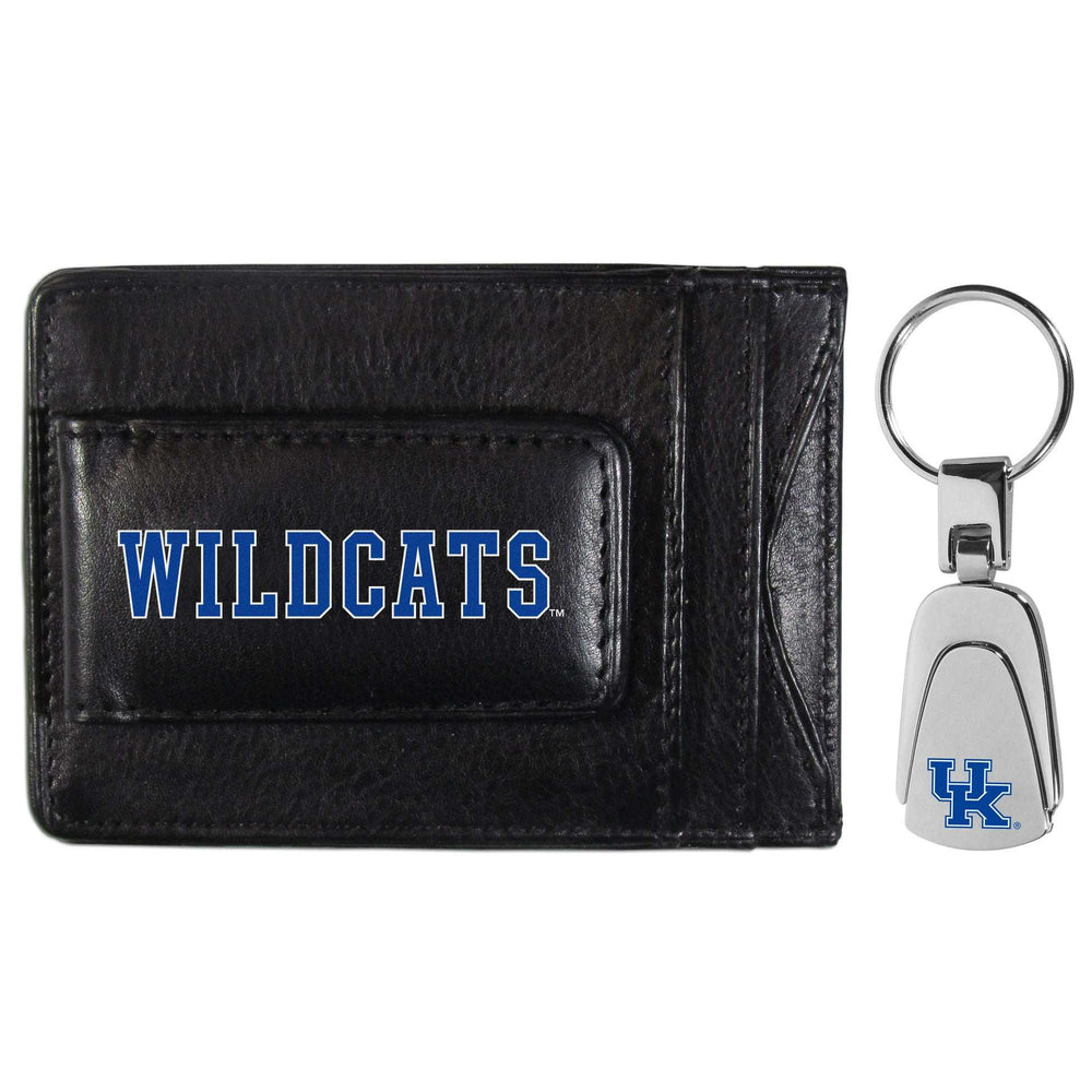 Kentucky Wildcats Leather Cash & Cardholder & Steel Key Chain - Kentucky Wildcats - Flyclothing LLC