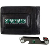Michigan St. Spartans Leather Cash & Cardholder & Key Organizer - Michigan St. Spartans - Flyclothing LLC