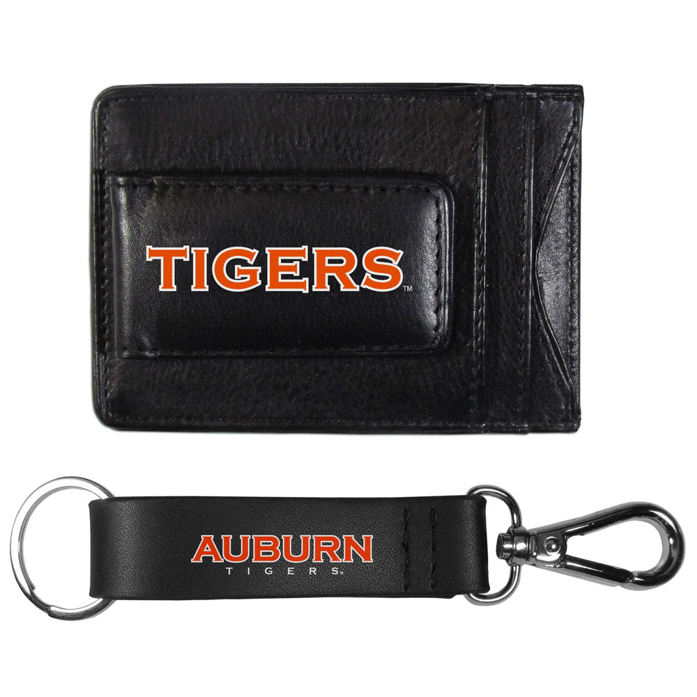 Auburn Tigers Leather Cash & Cardholder & Strap Key Chain - Auburn Tigers - Flyclothing LLC