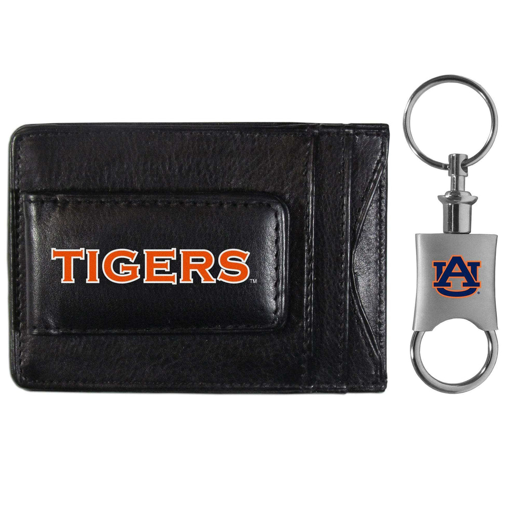 Auburn Tigers Leather Cash & Cardholder & Valet Key Chain - Auburn Tigers - Flyclothing LLC