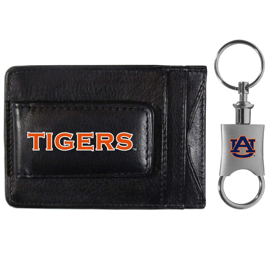 Auburn Tigers Leather Cash & Cardholder & Valet Key Chain - Auburn Tigers - Flyclothing LLC