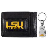 LSU Tigers Leather Cash & Cardholder & Steel Key Chain - LSU Tigers - Flyclothing LLC