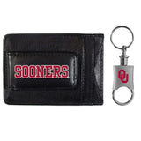 Oklahoma Sooners Leather Cash & Cardholder & Valet Key Chain - Oklahoma Sooners - Flyclothing LLC