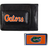 Florida Gators Leather Cash & Cardholder & Color Money Clip - Florida Gators - Flyclothing LLC