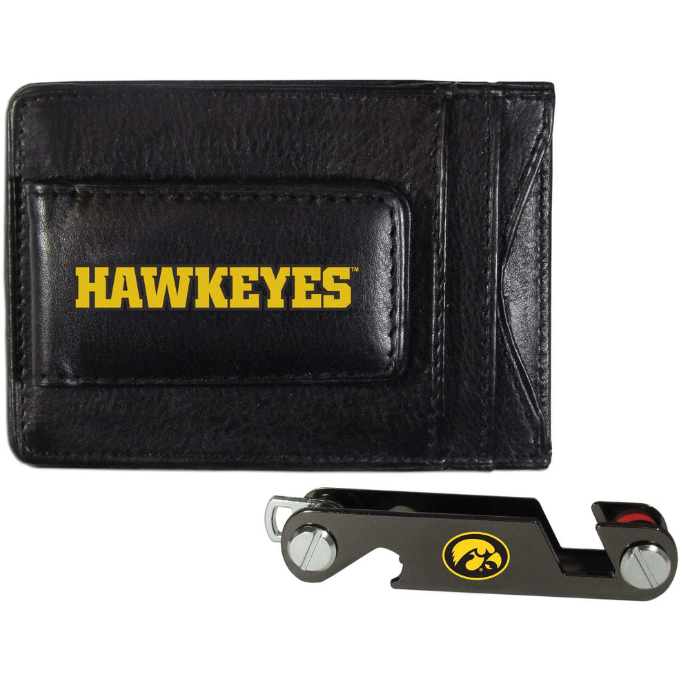Iowa Hawkeyes Leather Cash & Cardholder & Key Organizer - Iowa Hawkeyes - Flyclothing LLC