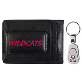 Arizona Wildcats Leather Cash & Cardholder & Steel Key Chain - Arizona Wildcats - Flyclothing LLC