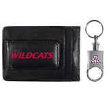 Arizona Wildcats Leather Cash & Cardholder & Valet Key Chain - Arizona Wildcats - Flyclothing LLC