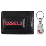 Mississippi Rebels Leather Cash & Cardholder & Steel Key Chain - Mississippi Rebels - Flyclothing LLC