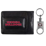 Georgia Bulldogs Leather Cash & Cardholder & Valet Key Chain - Georgia Bulldogs - Flyclothing LLC