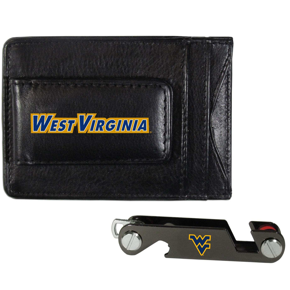W. Virginia Mountaineers Leather Cash & Cardholder & Key Organizer - W. Virginia Mountaineers - Flyclothing LLC