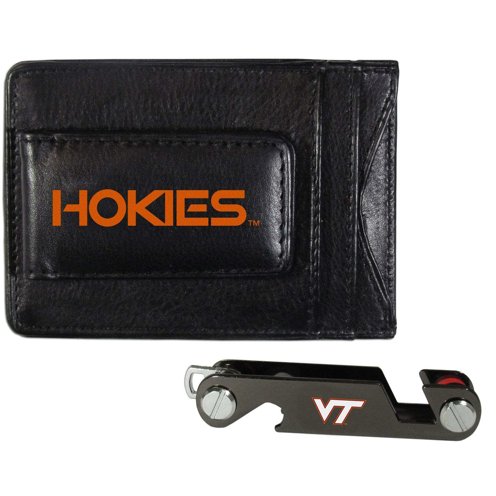 Virginia Tech Hokies Leather Cash & Cardholder & Key Organizer - Virginia Tech Hokies - Flyclothing LLC