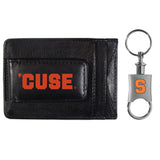 Syracuse Orange Leather Cash & Cardholder & Valet Key Chain - Syracuse Orange - Flyclothing LLC