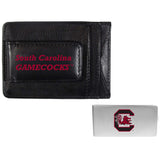 S. Carolina Gamecocks Leather Cash & Cardholder & Money Clip - S. Carolina Gamecocks - Flyclothing LLC