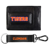 Clemson Tigers Leather Cash & Cardholder & Strap Key Chain - Clemson Tigers - Flyclothing LLC