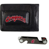 Washington St. Cougars Leather Cash & Cardholder & Key Organizer - Washington St. Cougars - Flyclothing LLC