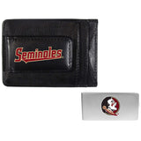 Florida St. Seminoles Leather Cash & Cardholder & Money Clip - Florida St. Seminoles - Flyclothing LLC