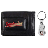 Florida St. Seminoles Leather Cash & Cardholder & Steel Key Chain - Florida St. Seminoles - Flyclothing LLC