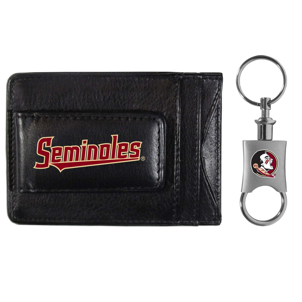 Florida St. Seminoles Leather Cash & Cardholder & Valet Key Chain - Florida St. Seminoles - Flyclothing LLC