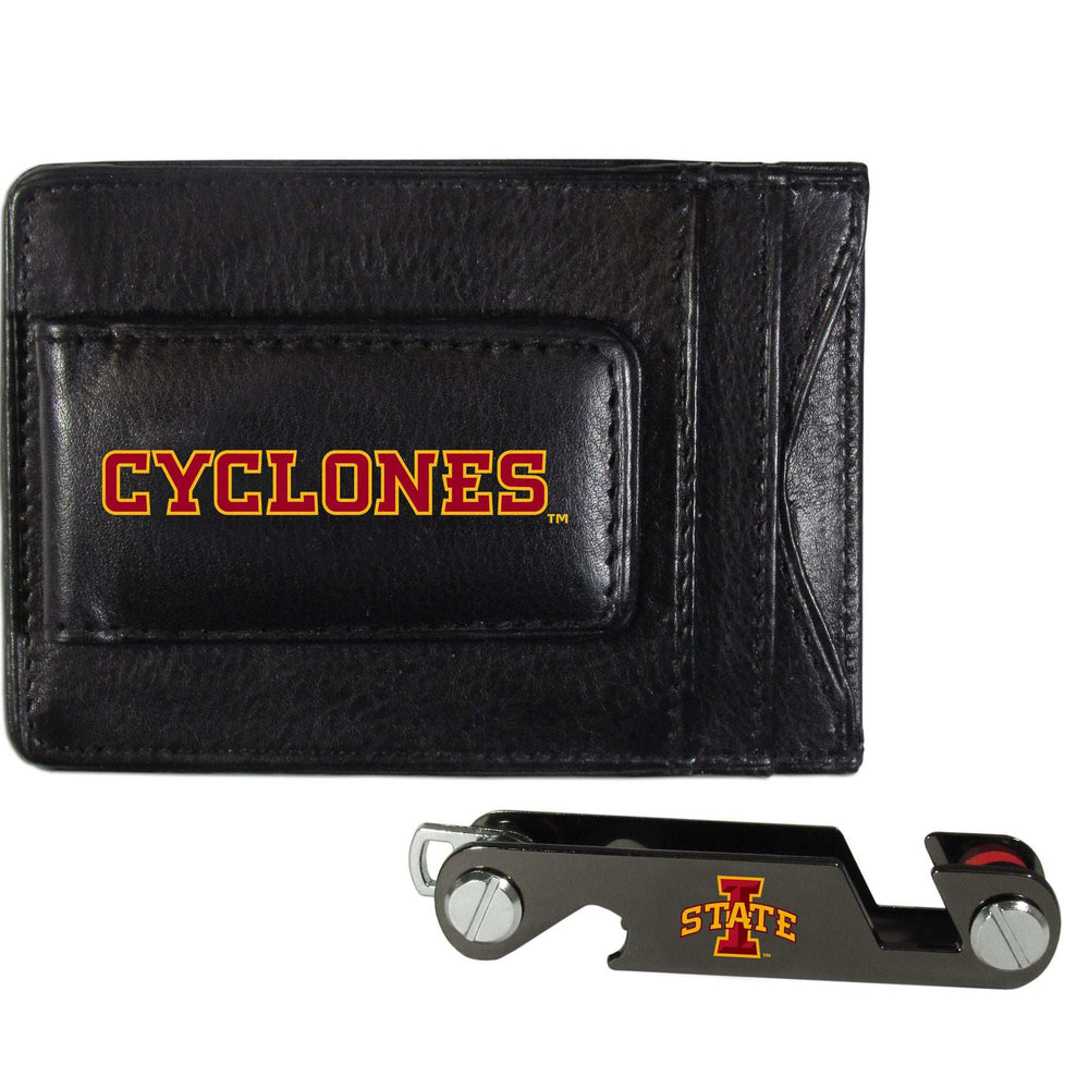 Iowa St. Cyclones Leather Cash & Cardholder & Key Organizer - Iowa St. Cyclones - Flyclothing LLC
