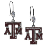 Texas A & M Aggies Crystal Dangle Earrings - Texas A & M Aggies - Flyclothing LLC