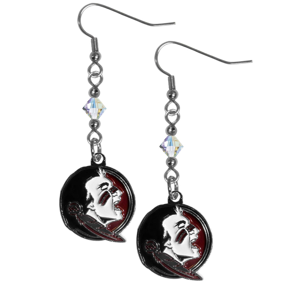 Florida St. Seminoles Crystal Dangle Earrings - Florida St. Seminoles - Flyclothing LLC