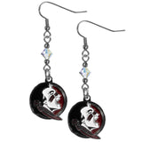 Florida St. Seminoles Crystal Dangle Earrings - Florida St. Seminoles - Flyclothing LLC