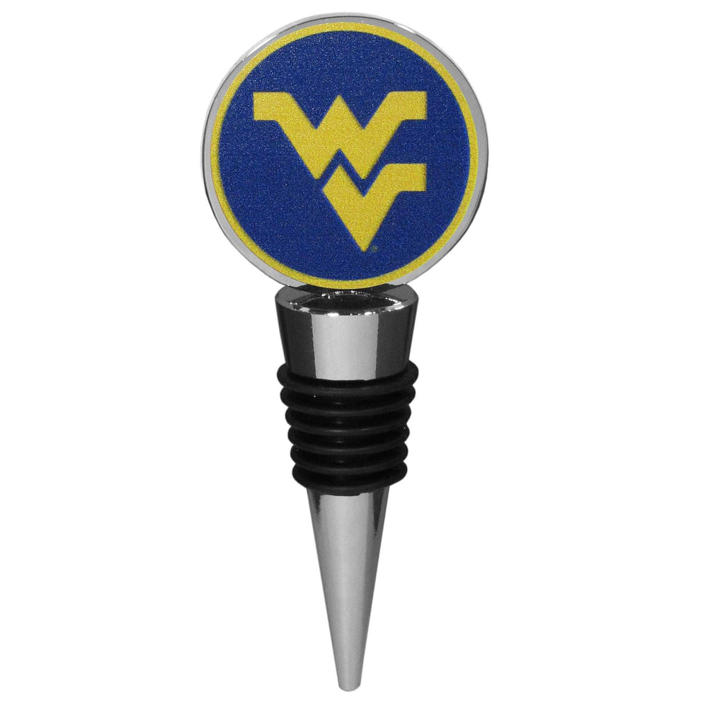W. Virginia Mountaineers Logo Wine Stopper - W. Virginia Mountaineers - Flyclothing LLC