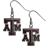 Texas A & M Aggies Dangle Earrings - Texas A & M Aggies - Flyclothing LLC