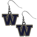 Washington Huskies Chrome Dangle Earrings - Washington Huskies - Flyclothing LLC