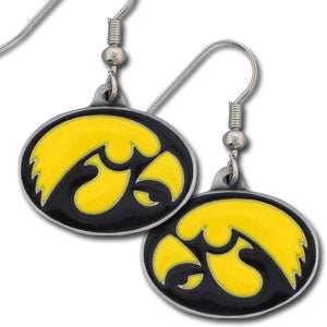 Iowa Hawkeyes Dangle Earrings - Iowa Hawkeyes - Flyclothing LLC