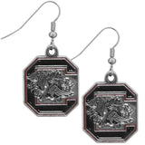 S. Carolina Gamecocks Chrome Dangle Earrings - S. Carolina Gamecocks - Flyclothing LLC