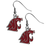 Washington St. Cougars Chrome Dangle Earrings - Washington St. Cougars - Flyclothing LLC