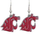 Washington St. Cougars Dangle Earrings - Washington St. Cougars - Flyclothing LLC