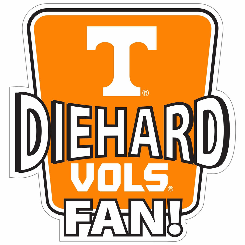 Tennessee Volunteers Die-Hard Fan Auto Decal - Tennessee Volunteers - Flyclothing LLC