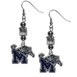 Memphis Tigers Euro Bead Earrings - Memphis Tigers - Flyclothing LLC