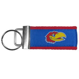 Kansas Jayhawks Woven Key Chain - Kansas Jayhawks - Flyclothing LLC