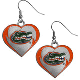 Florida Gators Heart Dangle Earrings - Florida Gators - Flyclothing LLC