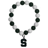 Michigan St. Spartans Fan Bead Bracelet - Michigan St. Spartans - Flyclothing LLC