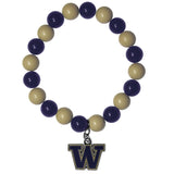 Washington Huskies Fan Bead Bracelet - Washington Huskies - Flyclothing LLC