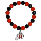 Utah Utes Fan Bead Bracelet - Utah Utes - Flyclothing LLC