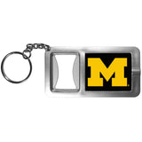 Michigan Wolverines Flashlight Key Chain with Bottle Opener - Michigan Wolverines - Flyclothing LLC