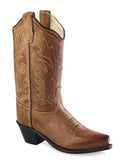 Old West Tan Canyon Children's Snip Toe Fashion Boots - Old West - Flyclothing LLC
