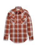 Women's Cowboygirl Ranch Rig Rust Plaid Granddaddy Snap Shirt - Ely Cattleman - Flyclothing LLC