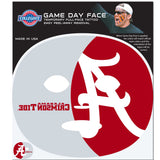 Alabama Crimson Tide Game Face Temporary Tattoo - Alabama Crimson Tide - Flyclothing LLC