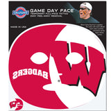 Wisconsin Badgers Game Face Temporary Tattoo - Wisconsin Badgers - Flyclothing LLC