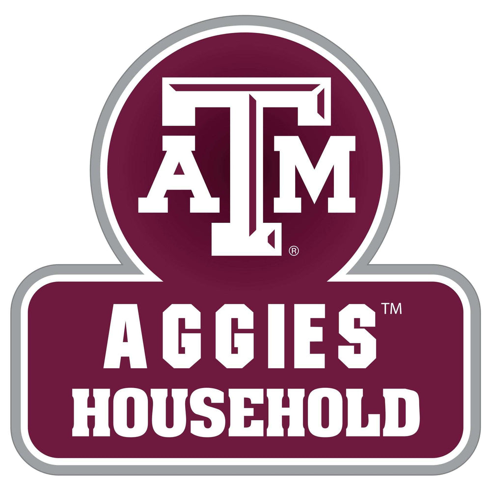 Texas A & M Aggies Household Auto Decal - Texas A&M - Flyclothing LLC