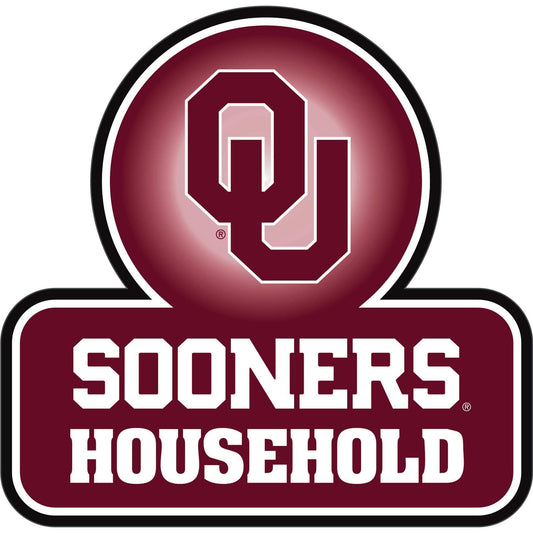Oklahoma Sooners Household Auto Decal - Oklahoma Sooners - Flyclothing LLC